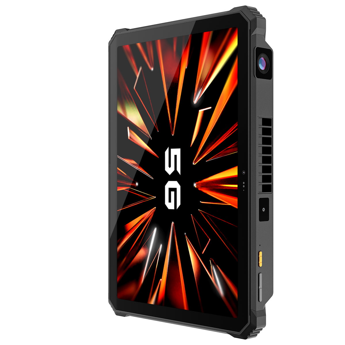 Blackview Active 12 Pro - Tablette robuste avec projecteur 5G et écran 11" FHD+, appareil photo MediaTek Dimensity 7300 108 MP et lampe de camping intégrée.
