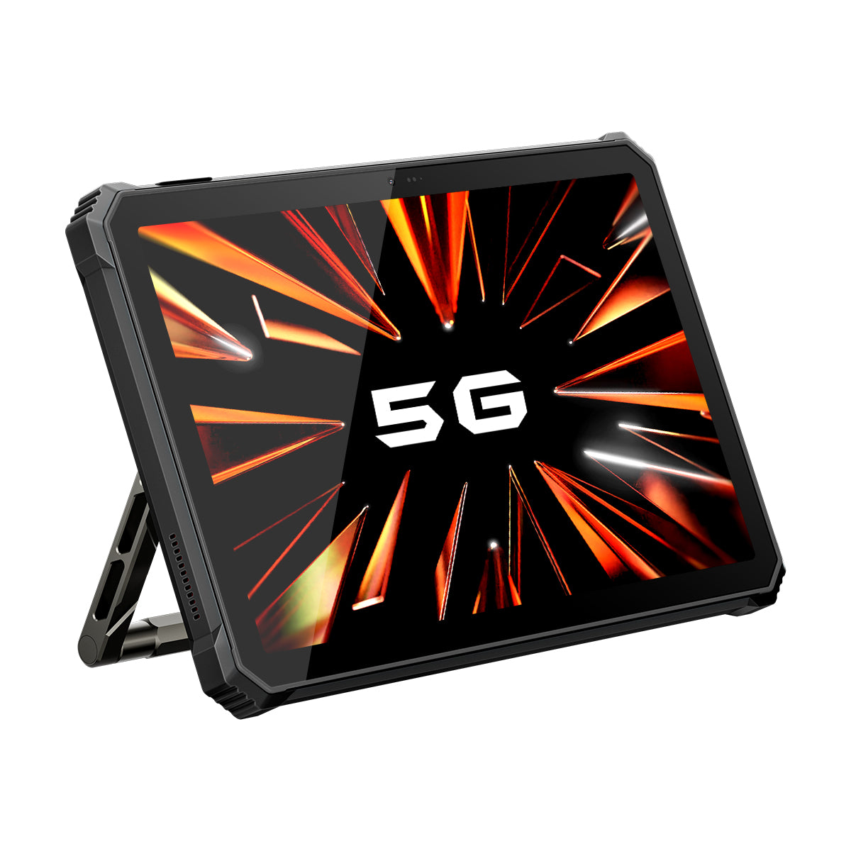 Blackview Active 12 Pro - Tablette robuste avec projecteur 5G et écran 11" FHD+, appareil photo MediaTek Dimensity 7300 108 MP et lampe de camping intégrée.