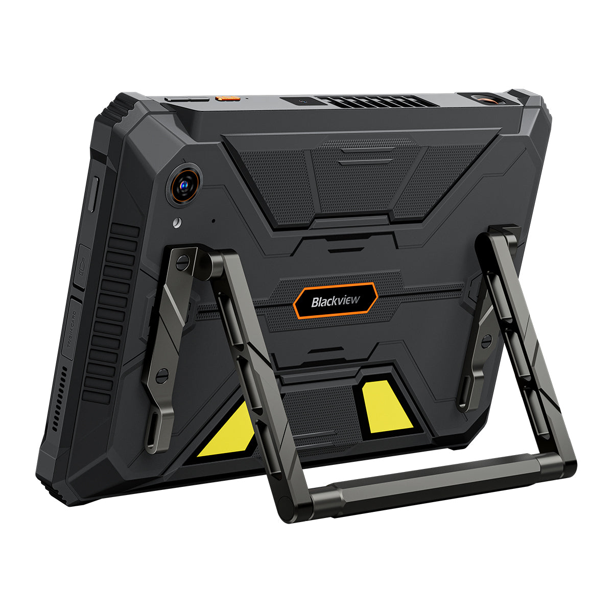 Blackview Active 12 Pro - Tablette robuste avec projecteur 5G et écran 11" FHD+, appareil photo MediaTek Dimensity 7300 108 MP et lampe de camping intégrée.