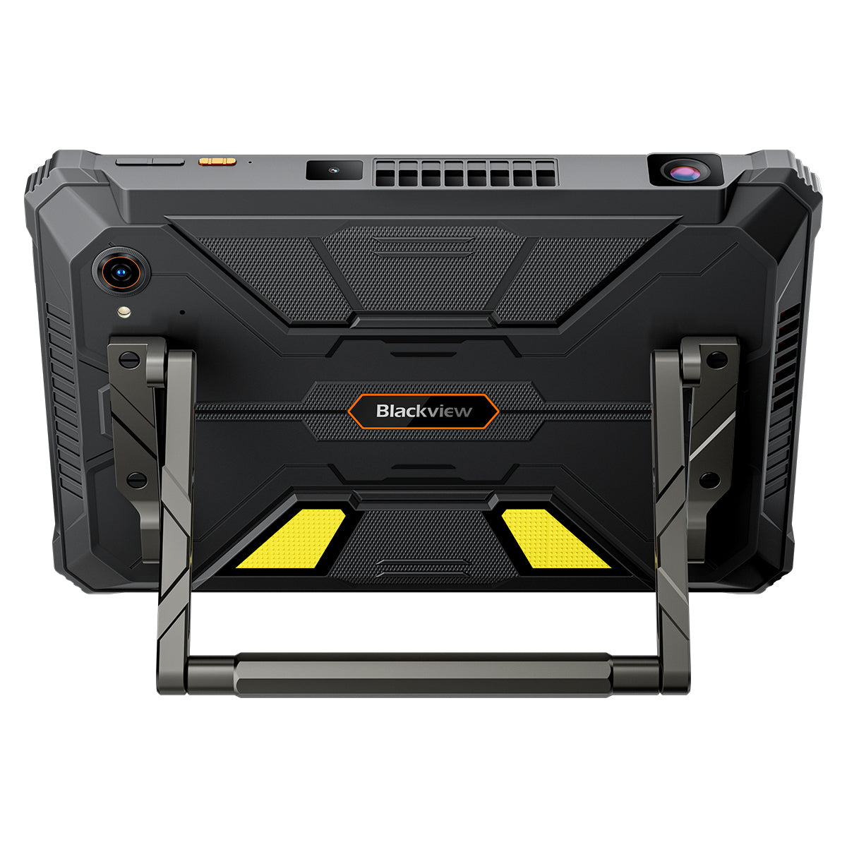 Blackview Active 12 Pro - Tablette robuste avec projecteur 5G et écran 11" FHD+, appareil photo MediaTek Dimensity 7300 108 MP et lampe de camping intégrée.