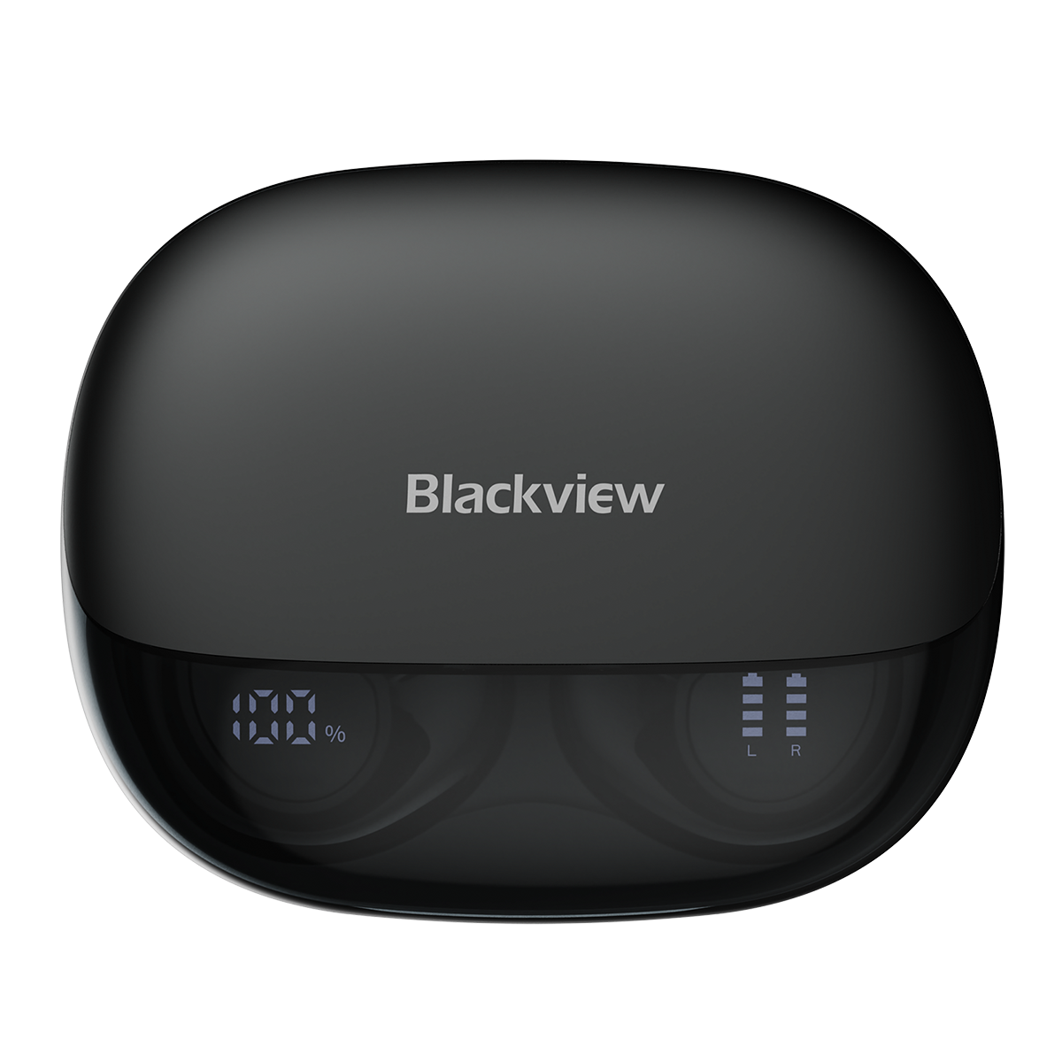 Blackview AirBuds 300 - Écouteurs intra-auriculaires OWS à oreille ouverte, étanches IPX5, avec affichage numérique intelligent de la puissance, microphone à réduction de bruit ENC et Bluetooth 6.0.