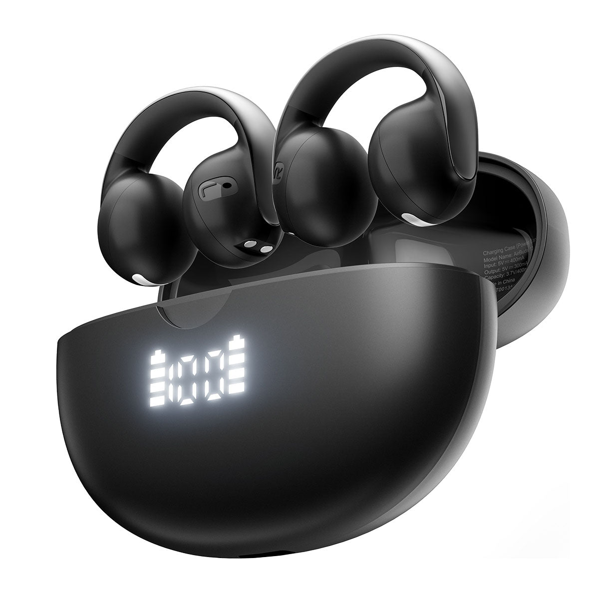 Blackview Airbuds 13 - Écouteurs Sans Fil TWS, Bluetooth 5.4, Driver 13mm, IPX7, Design Clip-On à Conduction d’Air