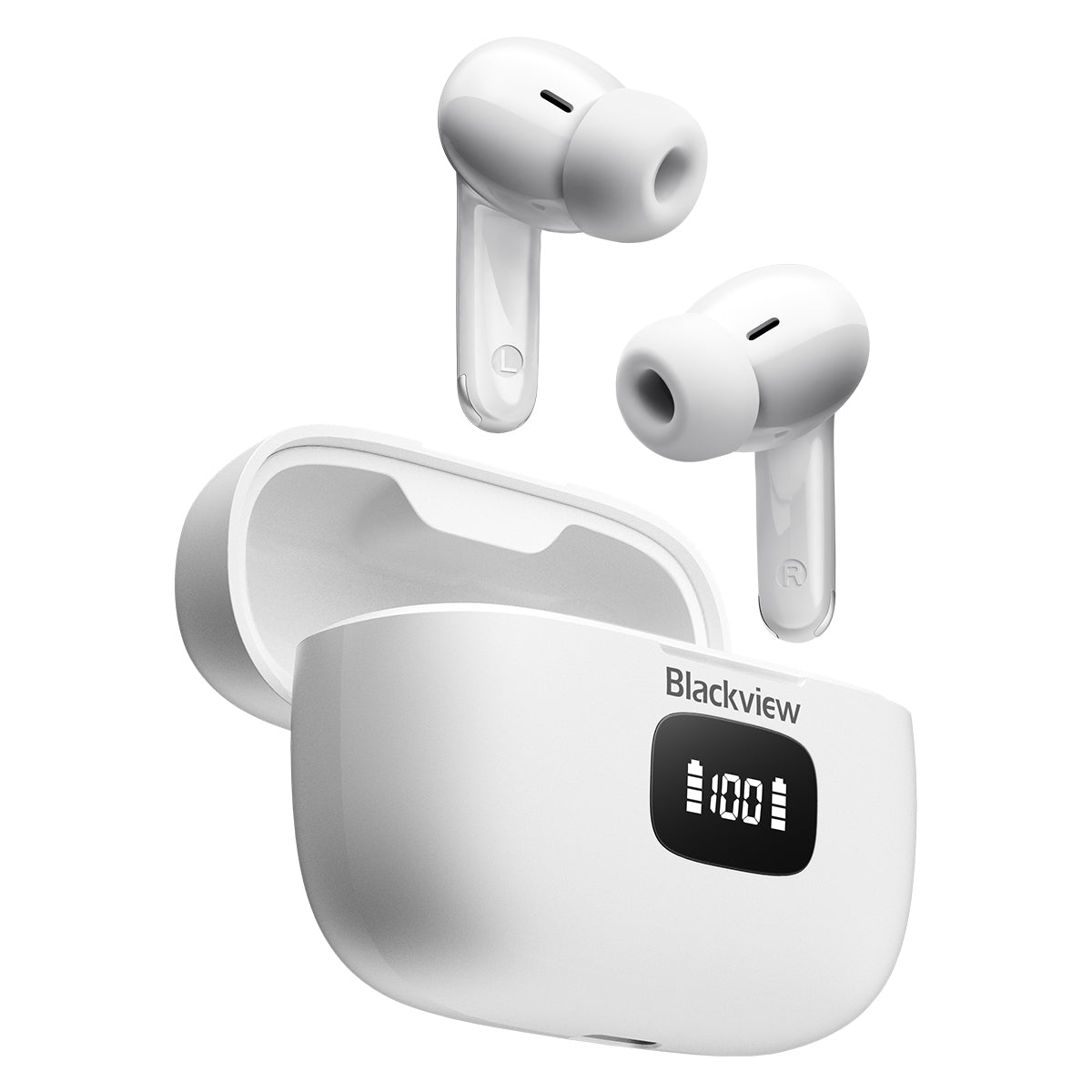 Blackview AirBuds 8 - Écouteurs Bluetooth 5.3 TWS étanches IPX7, résistants à la sueur et à la poussière