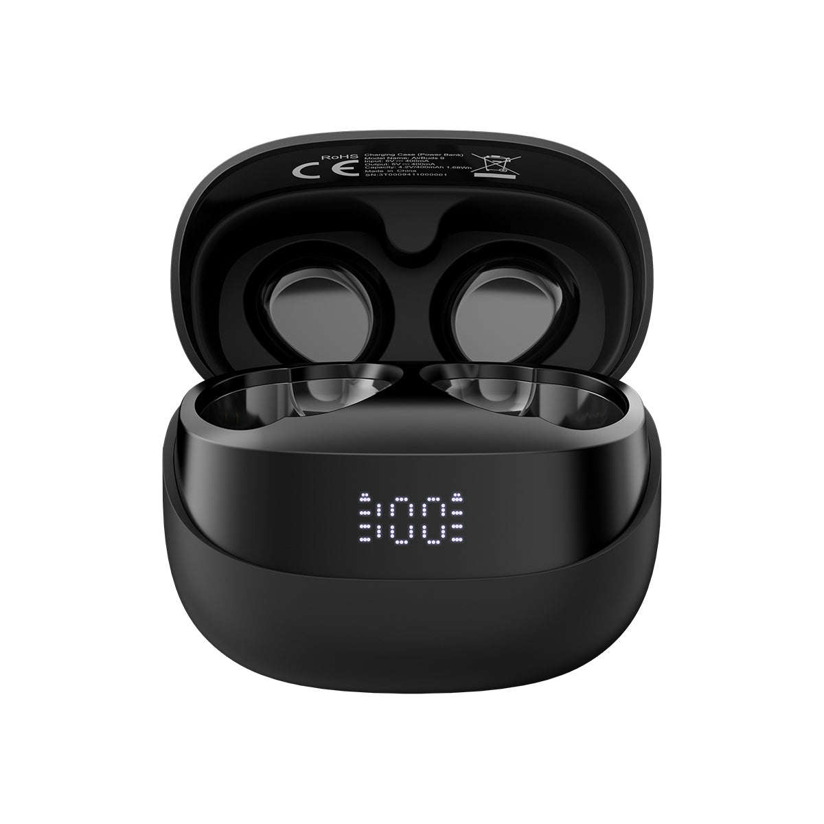 Blackview AirBuds 9 - Écouteurs intra-auriculaires TWS avec affichage LED intelligent, réduction du bruit PNC, mode veille