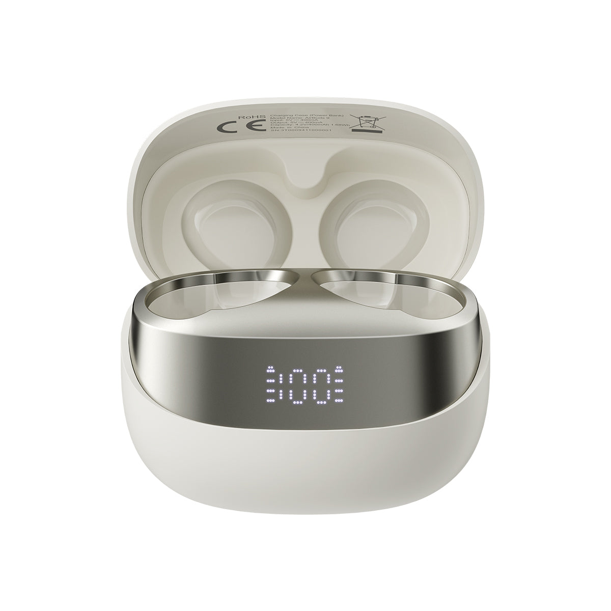 Blackview AirBuds 9 - Écouteurs intra-auriculaires TWS avec affichage LED intelligent, réduction du bruit PNC, mode veille