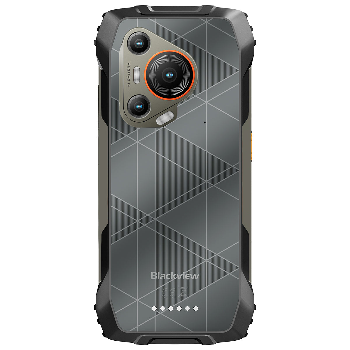 Blackview BL7000 - Smartphone robuste MediaTek Dimensity 6300 de 6,78 pouces, 8 Go + 256 Go, caméra à vision nocturne 50 Mpx + 20 Mpx, batterie 7 500 mAh, 5G, IA