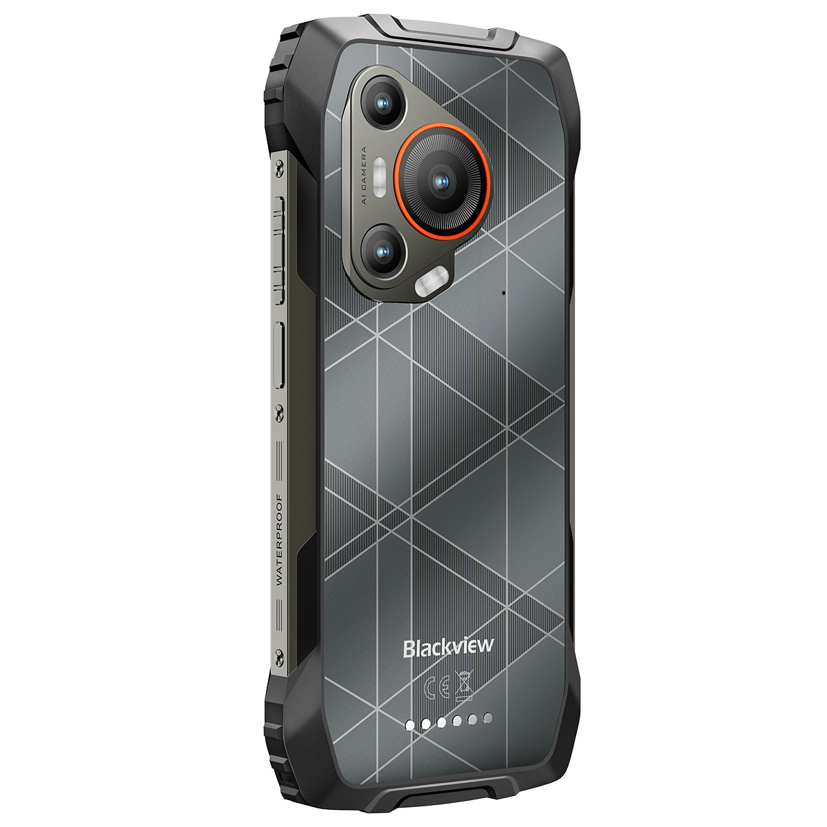 Blackview BL7000 - Smartphone robuste MediaTek Dimensity 6300 de 6,78 pouces, 8 Go + 256 Go, caméra à vision nocturne 50 Mpx + 20 Mpx, batterie 7 500 mAh, 5G, IA