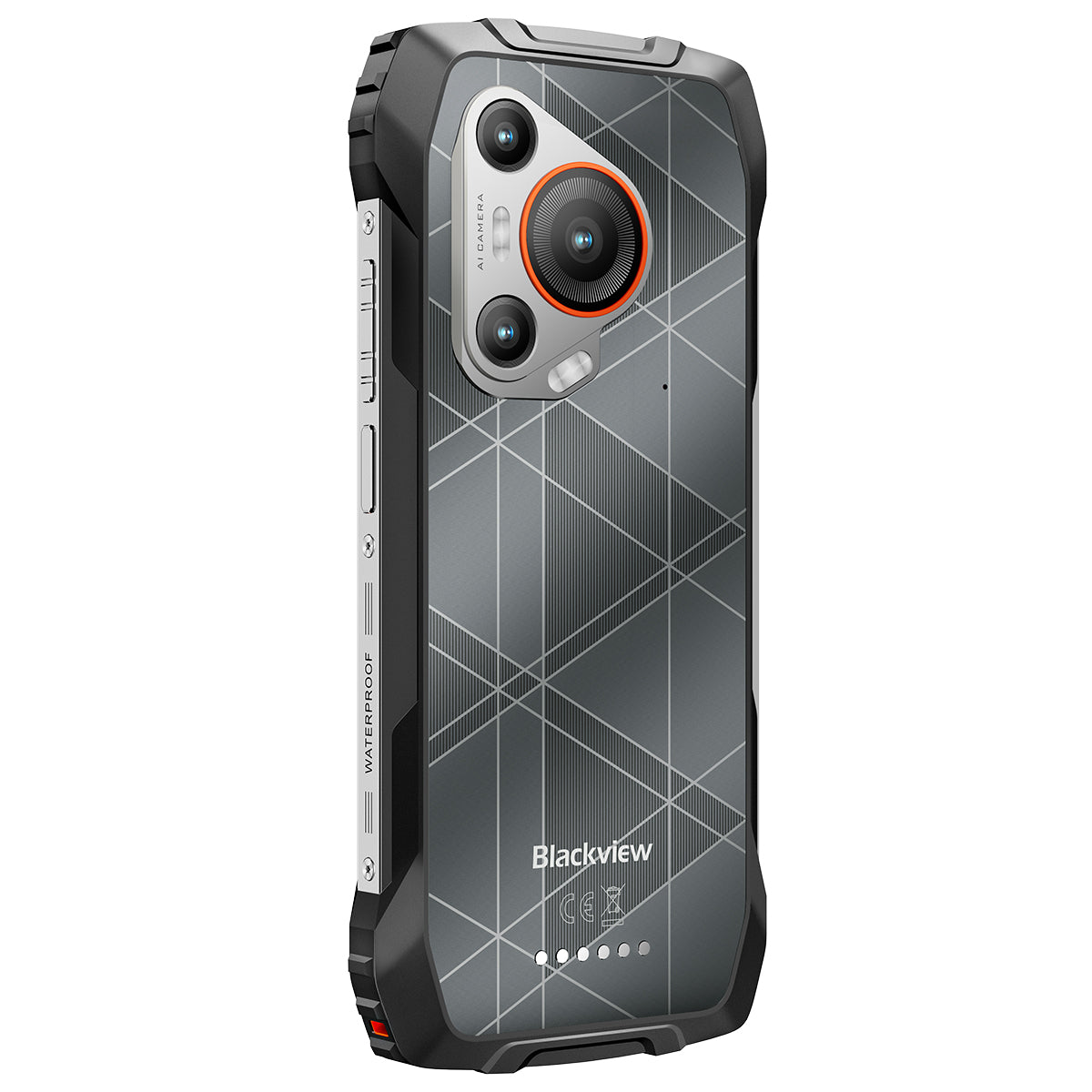 Blackview BL7000 - Smartphone robuste MediaTek Dimensity 6300 de 6,78 pouces, 8 Go + 256 Go, caméra à vision nocturne 50 Mpx + 20 Mpx, batterie 7 500 mAh, 5G, IA