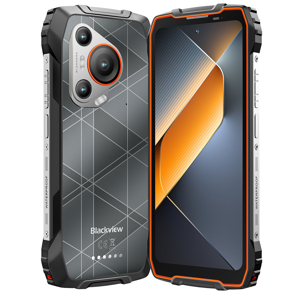 Blackview BL7000 - Smartphone robuste MediaTek Dimensity 6300 de 6,78 pouces, 8 Go + 256 Go, caméra à vision nocturne 50 Mpx + 20 Mpx, batterie 7 500 mAh, 5G, IA