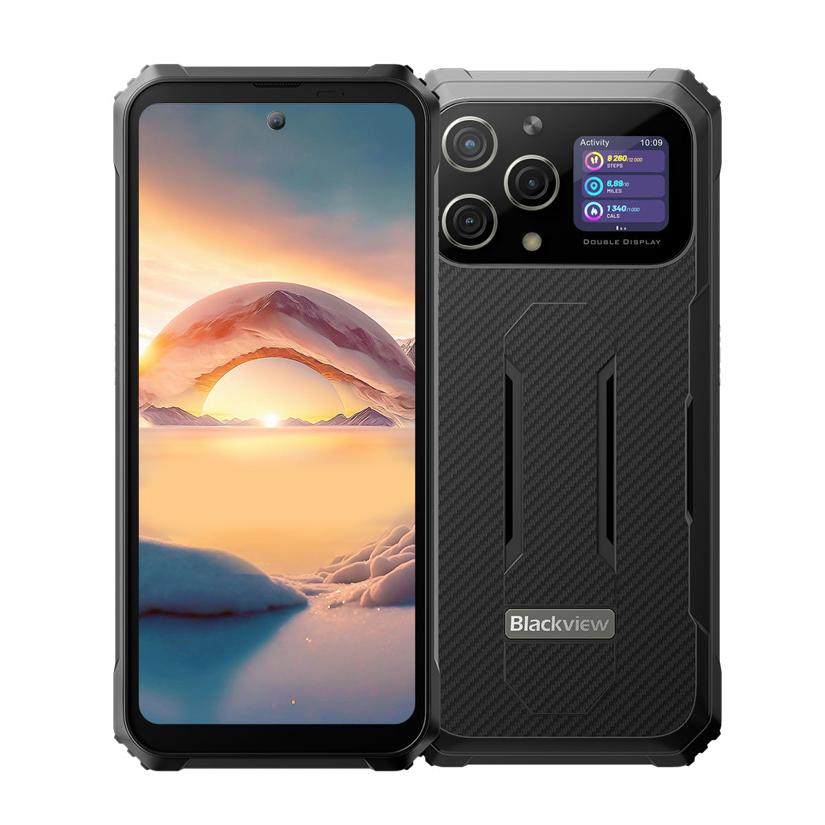 Blackview BL8000 - 6,78 + 1,32 pouces double écran 12 Go + 512 Go MediaTek Dimensity 7050 Octa-core 8800 mAh téléphone 5G robuste