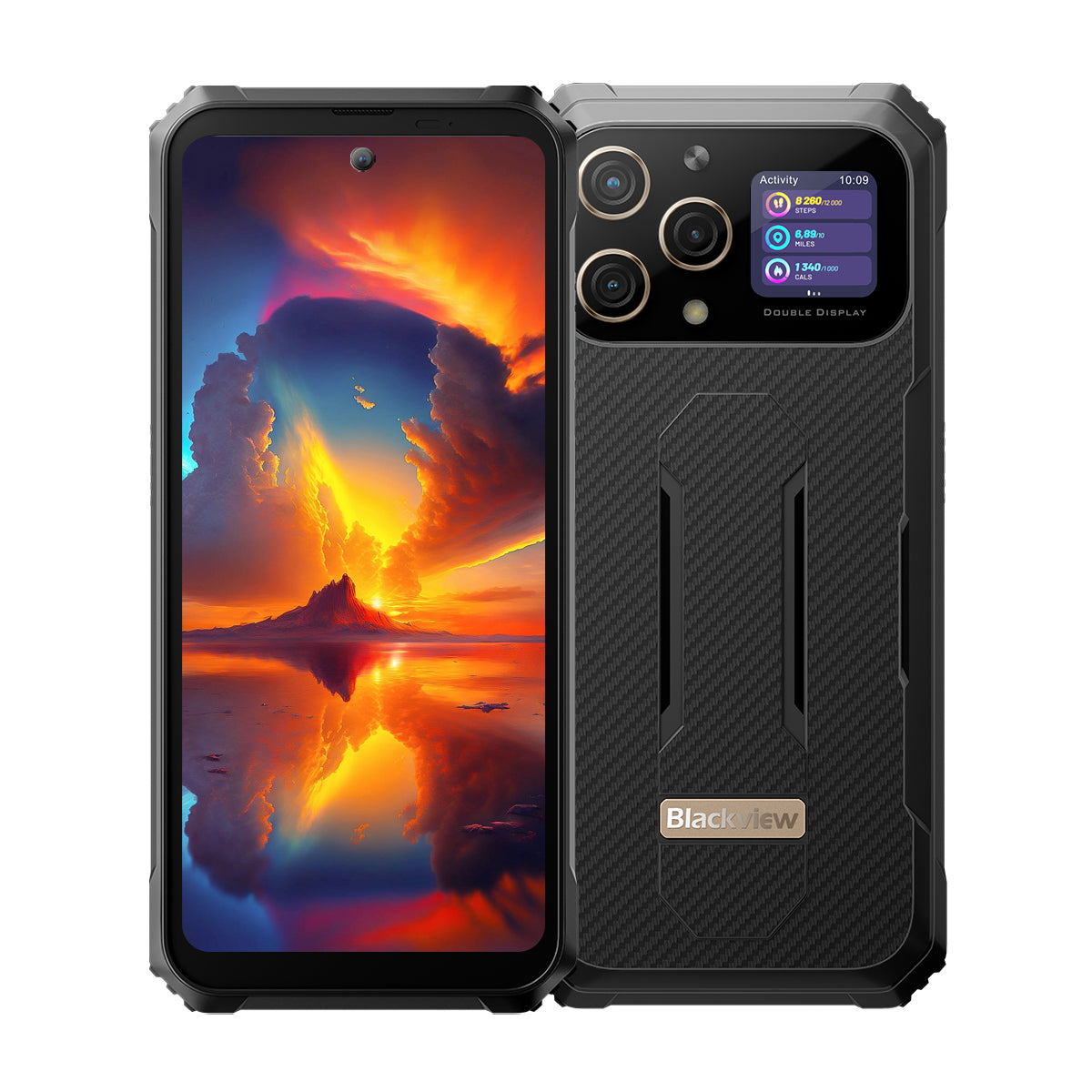 Blackview BL8000 - 6,78 + 1,32 pouces double écran 12 Go + 512 Go MediaTek Dimensity 7050 Octa-core 8800 mAh téléphone 5G robuste