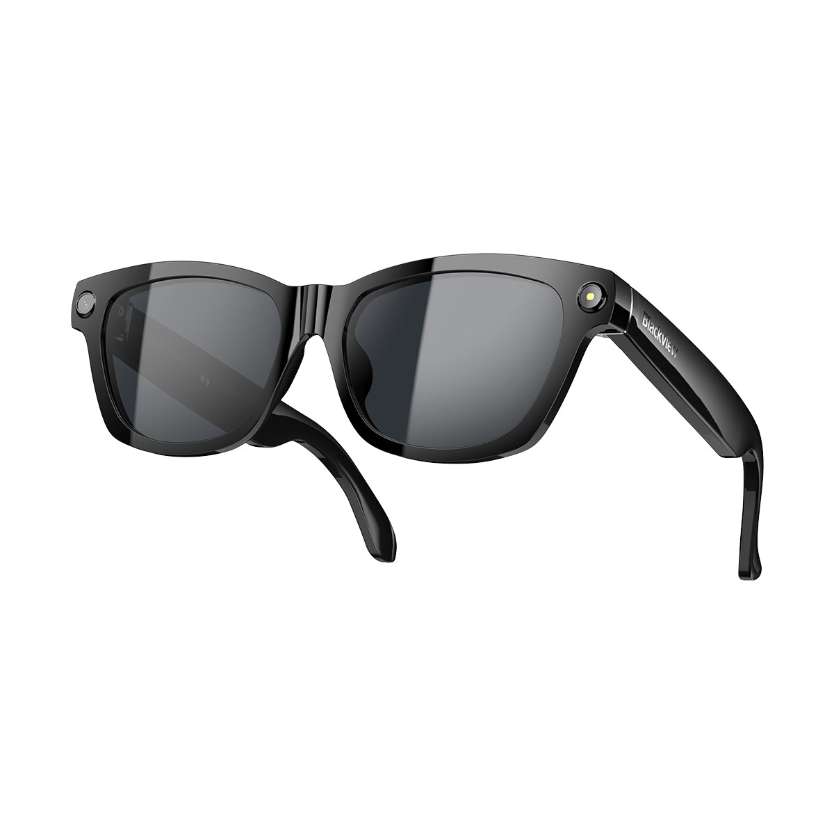 Blackview BV100 - Lunettes intelligentes IA avec caméra 8 MP, appels Bluetooth et assistant vocal