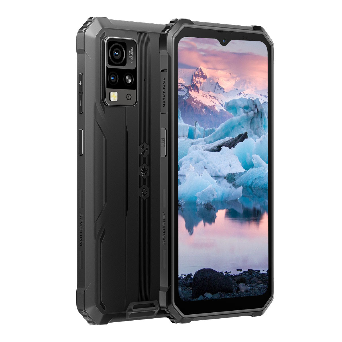 Blackview BV4800 Pro - Téléphone portable robuste Unisoc T606 Octa-core 4+128 Go 5180 mAh 4G de 6,56 pouces