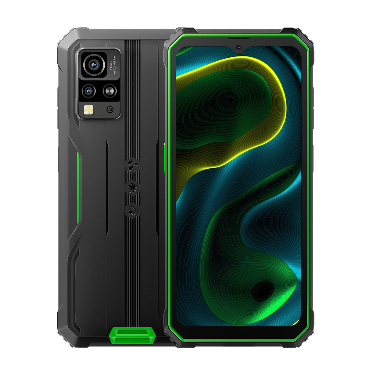 Blackview BV4800 SE - Téléphone portable robuste Unisoc T615 Octa-core 5100 mAh 4G avec écran 6,56 pouces 90 Hz, 4 Go + 64 Go