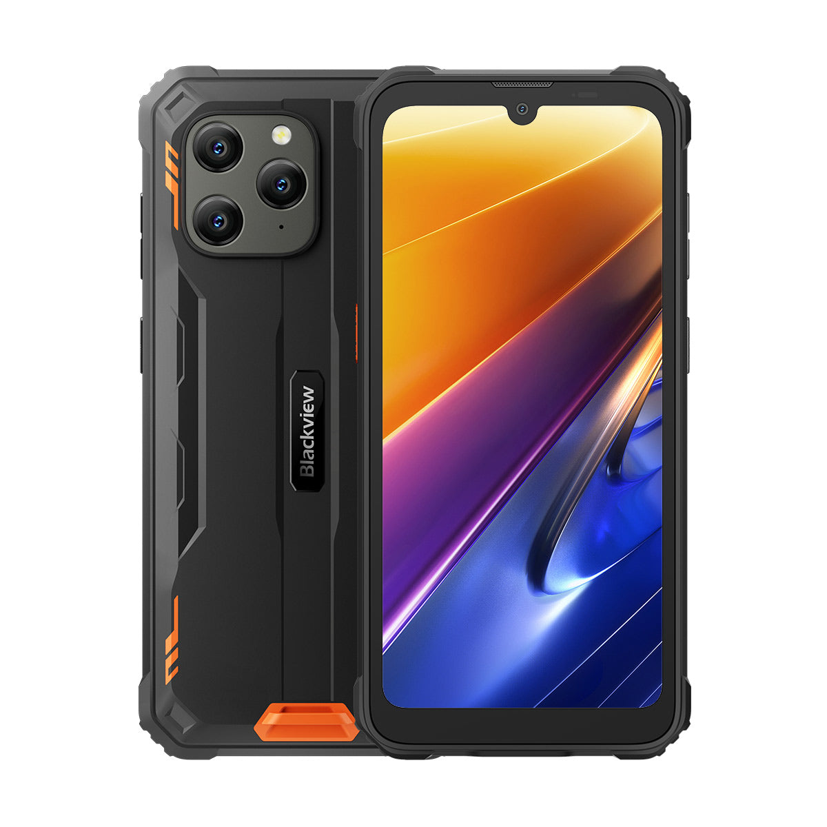 Blackview BV5300 Plus - 6,1 pouces MediaTek Helio G72 Octa-core 8 + 128 Go Caméra alimentée par algorithme ArcSoft AI 6 580 mAh 4G Smartphone robuste