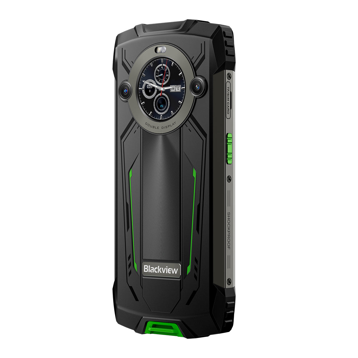 Blackview BV8200 - Écran principal 6,5" 120 Hz et écran secondaire 1,3" 12+256 Go Lampe de poche 170LM intégrée Téléphone portable robuste 8800 mAh 4G