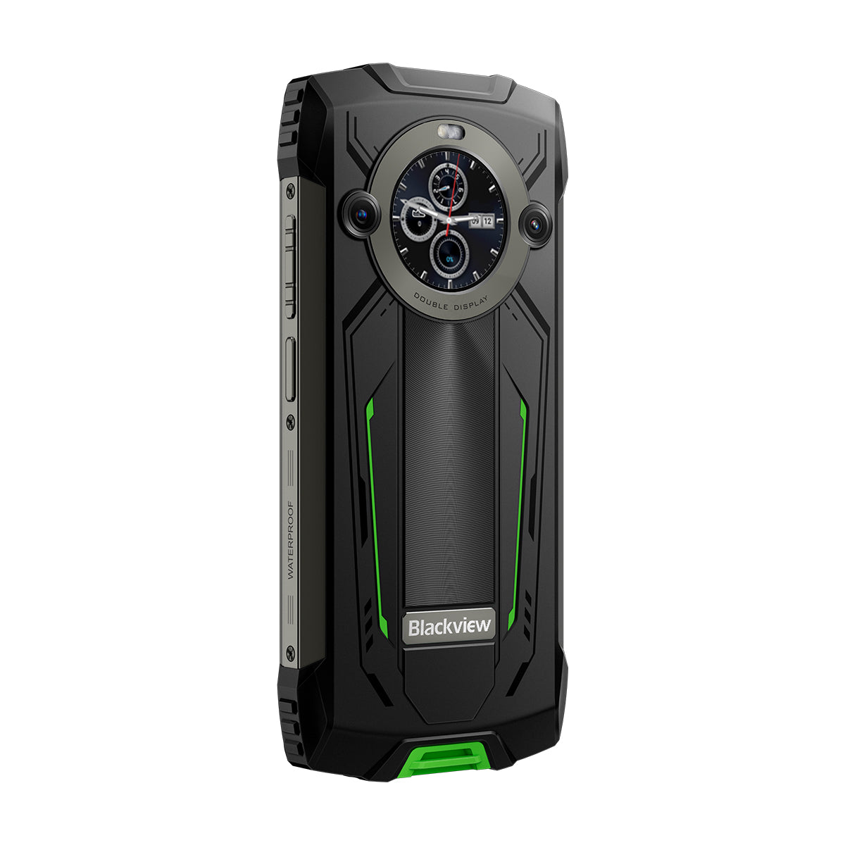 Blackview BV8200 - Écran principal 6,5" 120 Hz et écran secondaire 1,3" 12+256 Go Lampe de poche 170LM intégrée Téléphone portable robuste 8800 mAh 4G