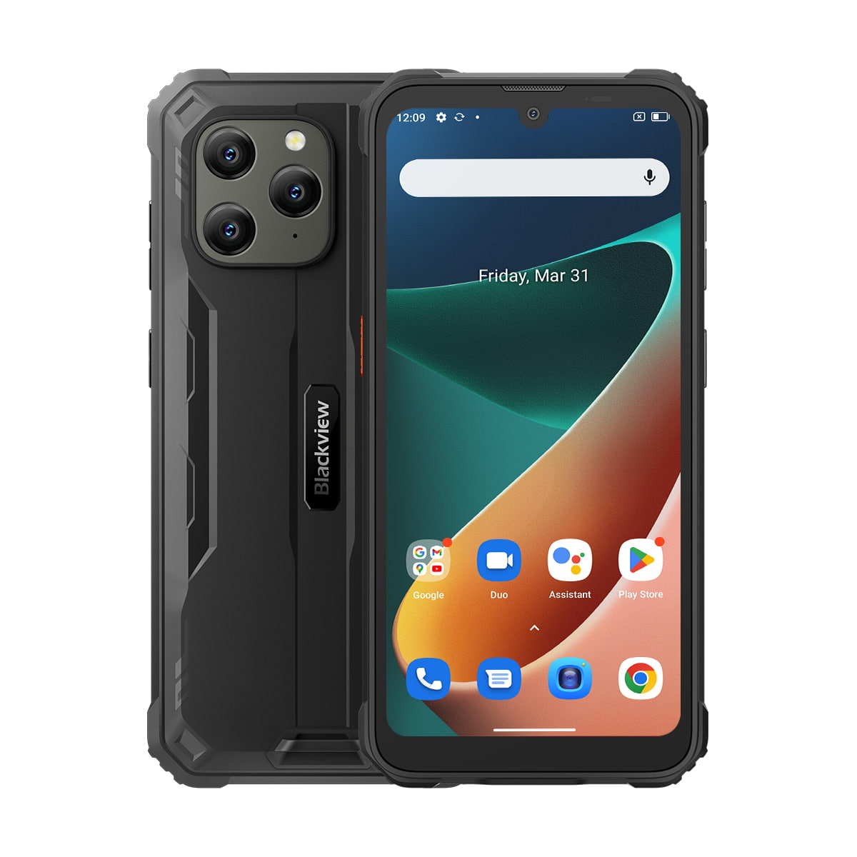 Blackview BV5300 Pro, Smartphone étanche - Android 12, Photo 13 Mpx, Mémoire de 64Go, 4Go de RAM, NFC, Charge inversée, 6 580 mAh