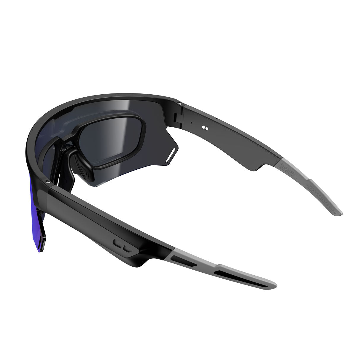 Blackview D2 - Lunettes de sport connectées UV pour l'extérieur avec son stéréo ouvert et appels Bluetooth
