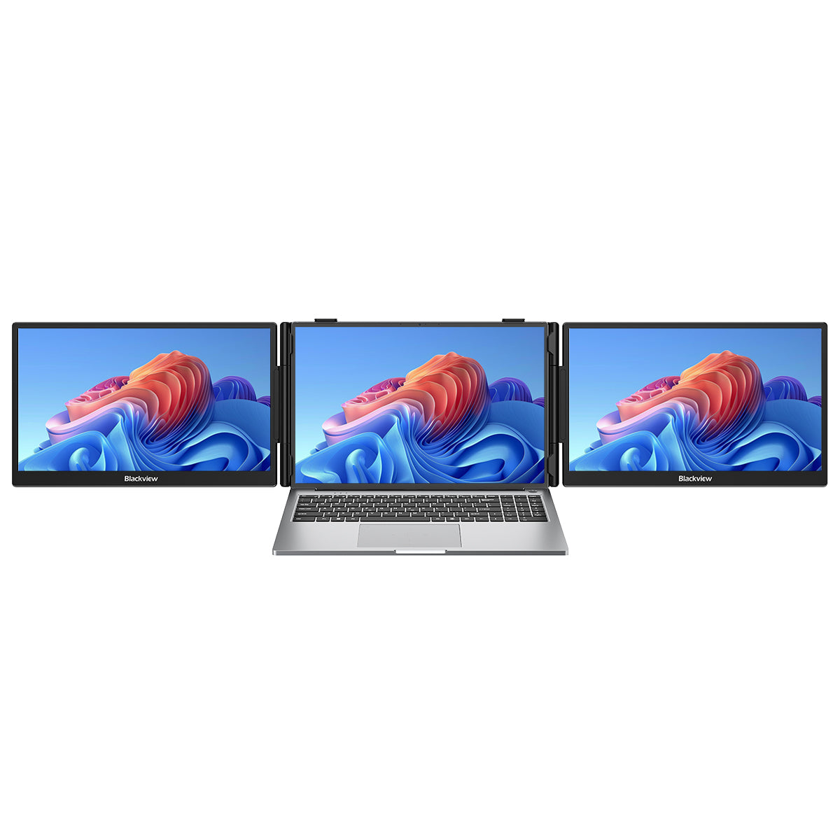 Blackview DCM5 - Écran Double 14 Pouces pour PC Portable - Extension d'Écran Bureautique avec Haut-parleurs