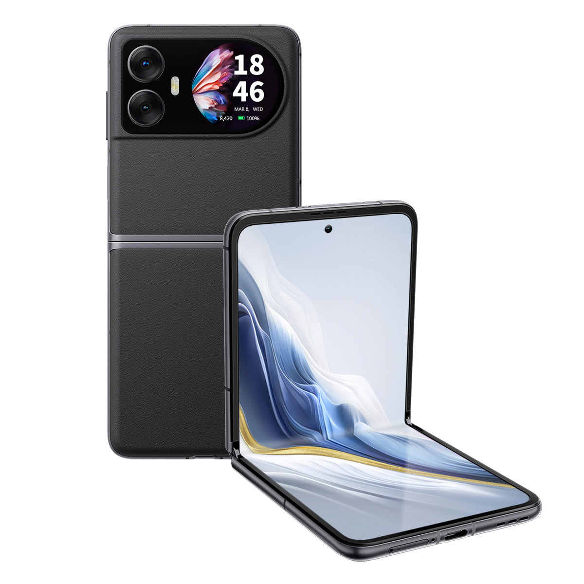 Blackview Hero 10 - Flip 6,9 pulgadas AMOLED Pantalla Plegable MediaTek Helio G99 12GB+256GB 108MP Cámara 4G Smartphone