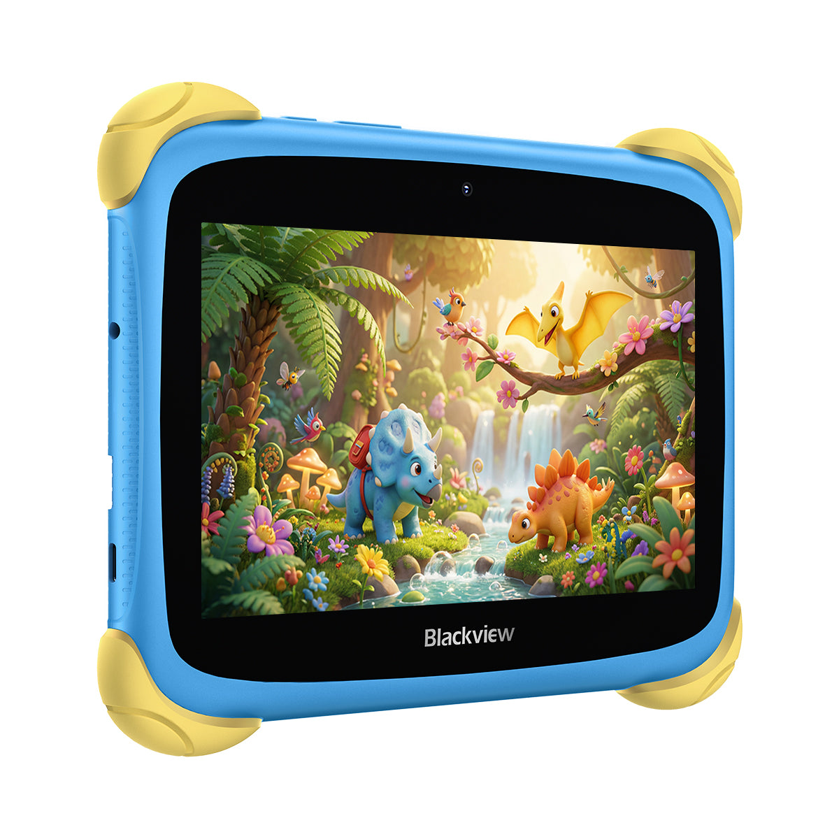 Blackview LINK Mini Kids - Tablette Enfant 7 Pouces – Écran IPS Anti-Lumière Bleue, Google Kids Space & Contrôle Parental, Wi-Fi, Étui Shockproof Offert