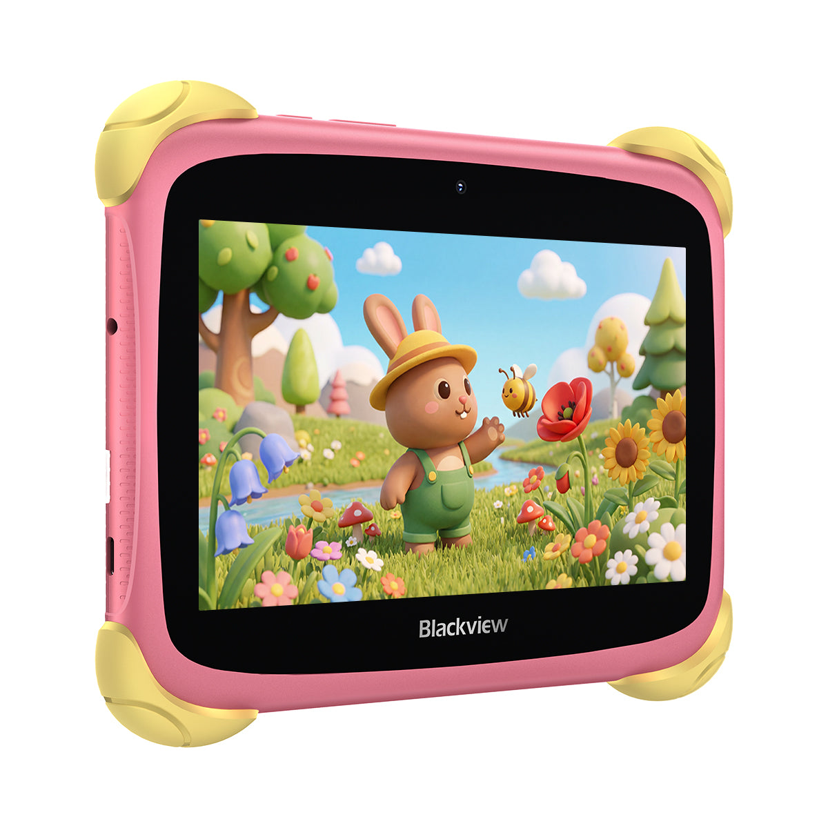 Blackview LINK Mini Kids - Tablette Enfant 7 Pouces – Écran IPS Anti-Lumière Bleue, Google Kids Space & Contrôle Parental, Wi-Fi, Étui Shockproof Offert