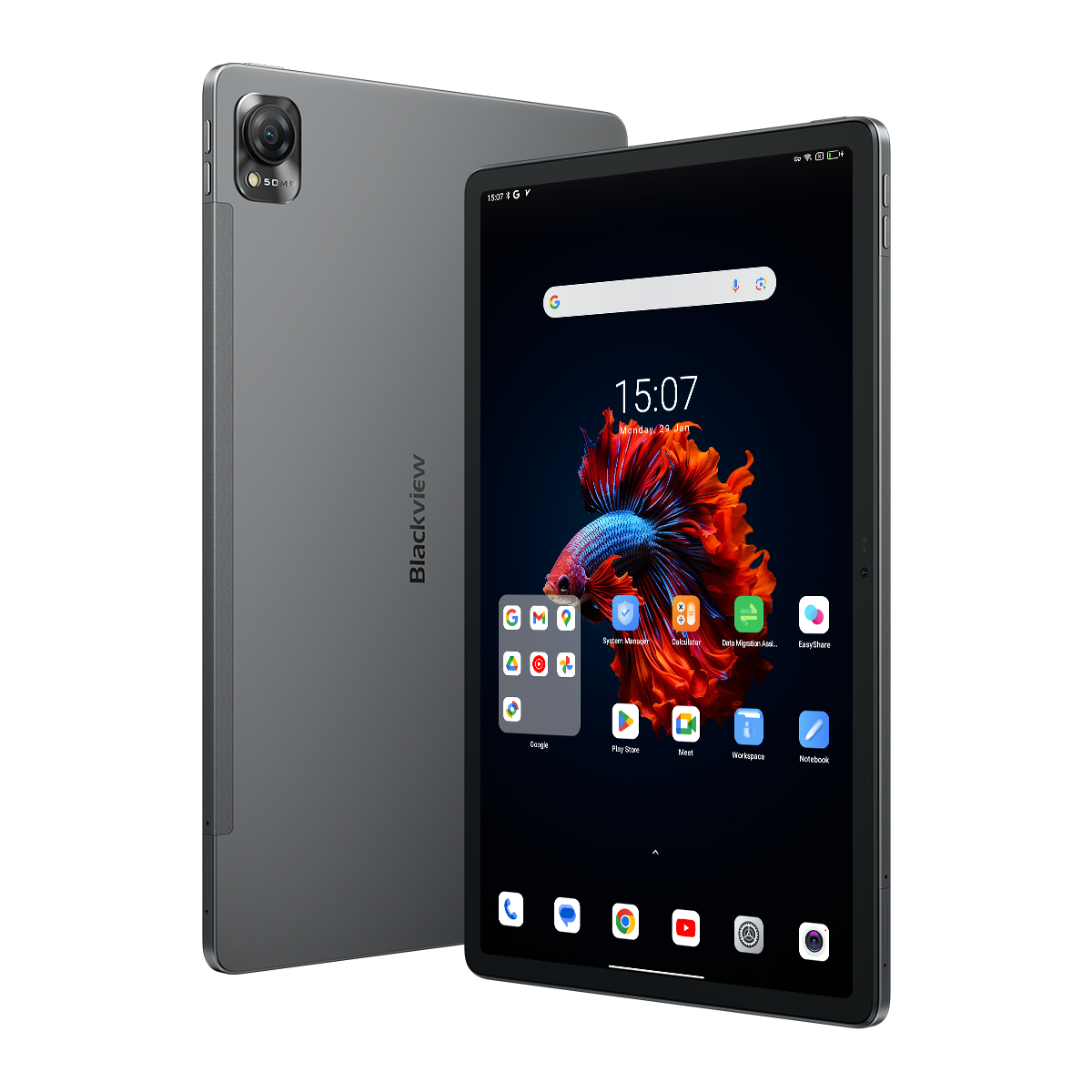Blackview MEGA 1 - Pantalla de 11,5 pulgadas 2,4K 120Hz MediaTek Helio G99 8GB/12GB + 256GB 8800mAh Netflix HD compatible con tableta Android