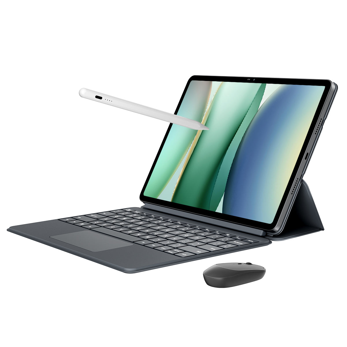 Blackview MEGA 12 - Tablette 5G de 12,2 pouces, étanche et résistante à la poussière (norme IP69K), avec intelligence artificielle, stylet, clavier magnétique et souris sans fil inclus.