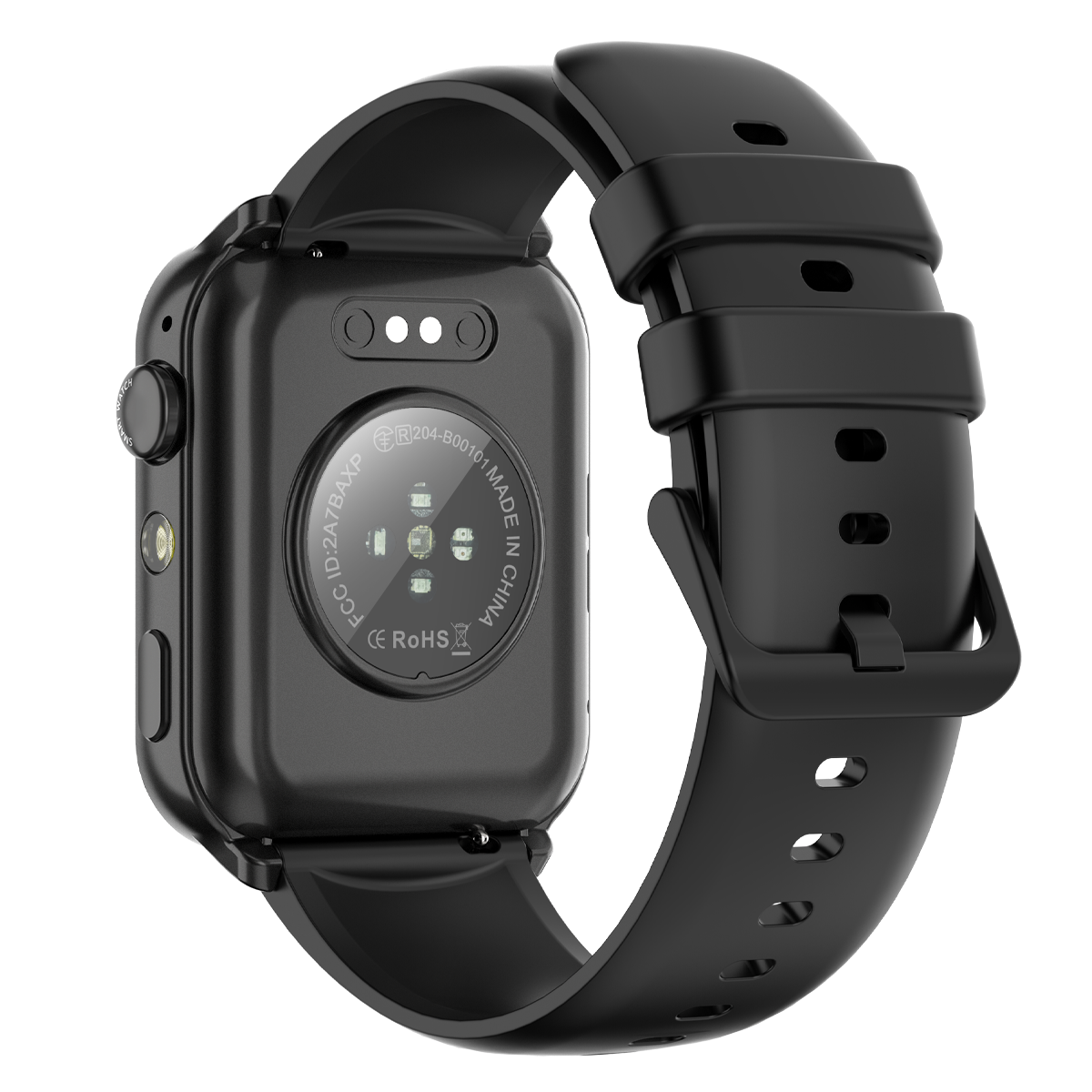 Blackview R30 Max - Montre connectée de fitness avec lampe torche LED de 1,91 pouce