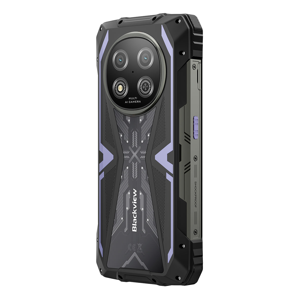 Blackview ROCK 2 - Écran de 6,67 pouces à 120 Hz, processeur octa-core UNISOC T8100 5G 6 nm, batterie de 15000 mAh, appareil photo IA 16 MP + 13 MP, téléphone portable 5G renforcé.