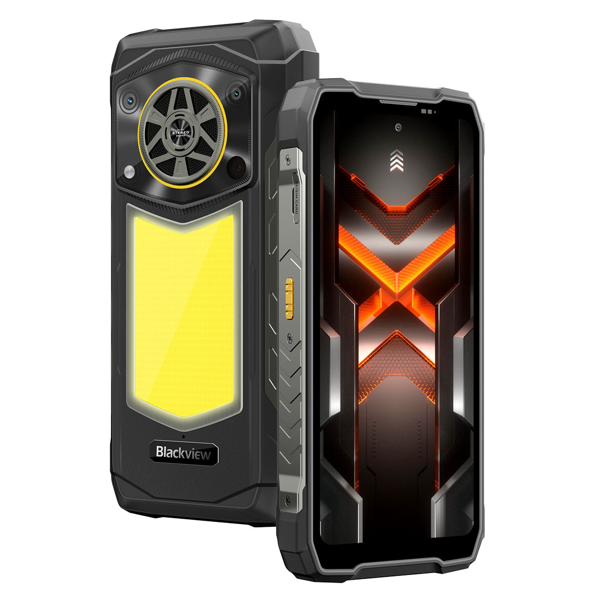 Blackview ROCK 5 - Smartphone 4G Batterie 20000 mAh avec Enceinte Hi-Fi & Lampe de Camping, Écran 2.4K 120Hz 6,78", Appareil Photo 108 MP