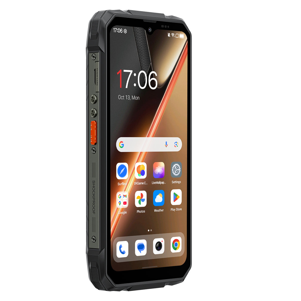 Blackview ROCK 1 Pro - Téléphone portable professionnel robuste avec lecteur de codes-barres 2D, connectivité 4G, écran de 6,56 pouces à 90 Hz, batterie de 15000 mAh et caméra de vision nocturne.