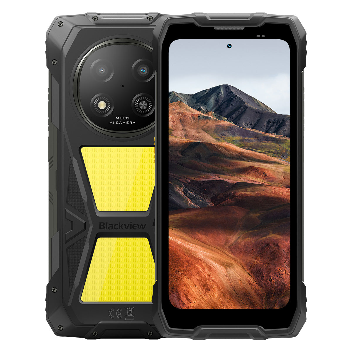 Blackview ROCK 2 Pro - Téléphone Rugged 5G 8+256Go Écran 120Hz 6,67" Lampe de Camping 400LM Batterie 15000mAh
