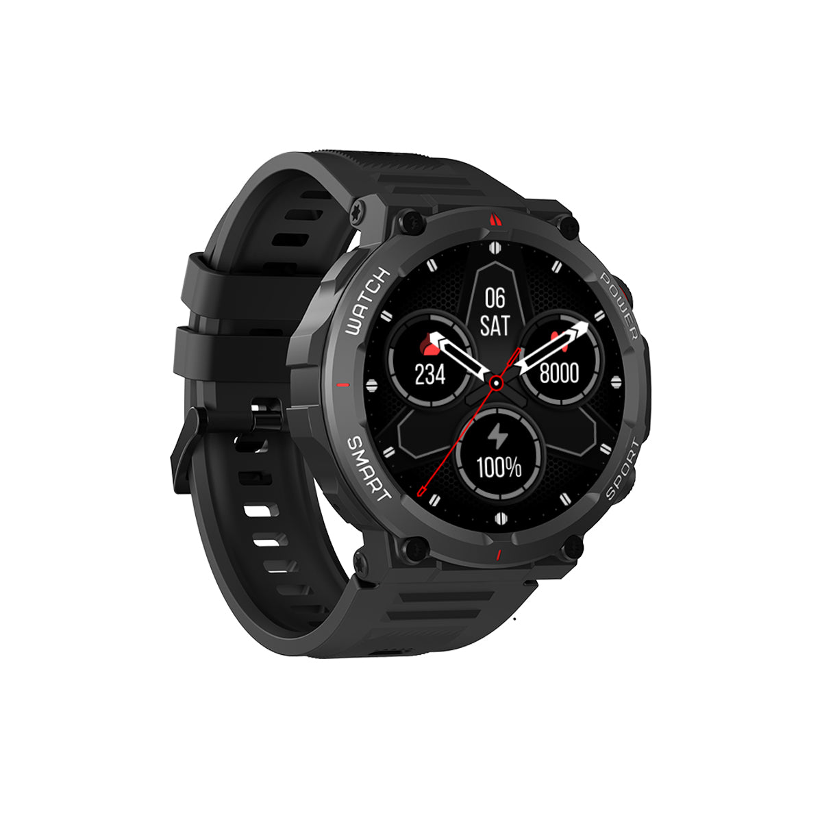 Blackview W50 - Montre intelligente de sport et de fitness élégante, étanche à 10 mètres
