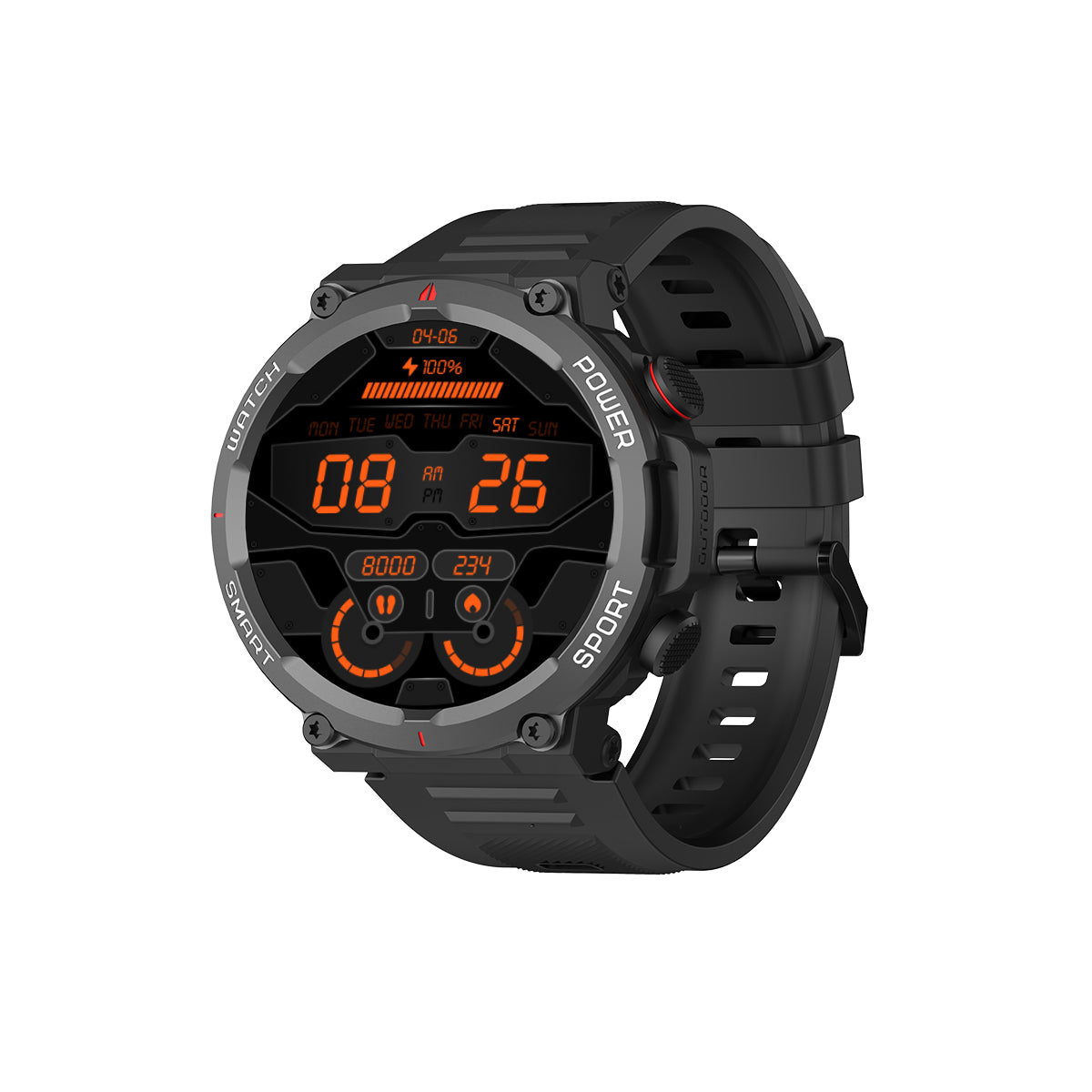 Blackview W50 - Montre intelligente de sport et de fitness élégante, étanche à 10 mètres