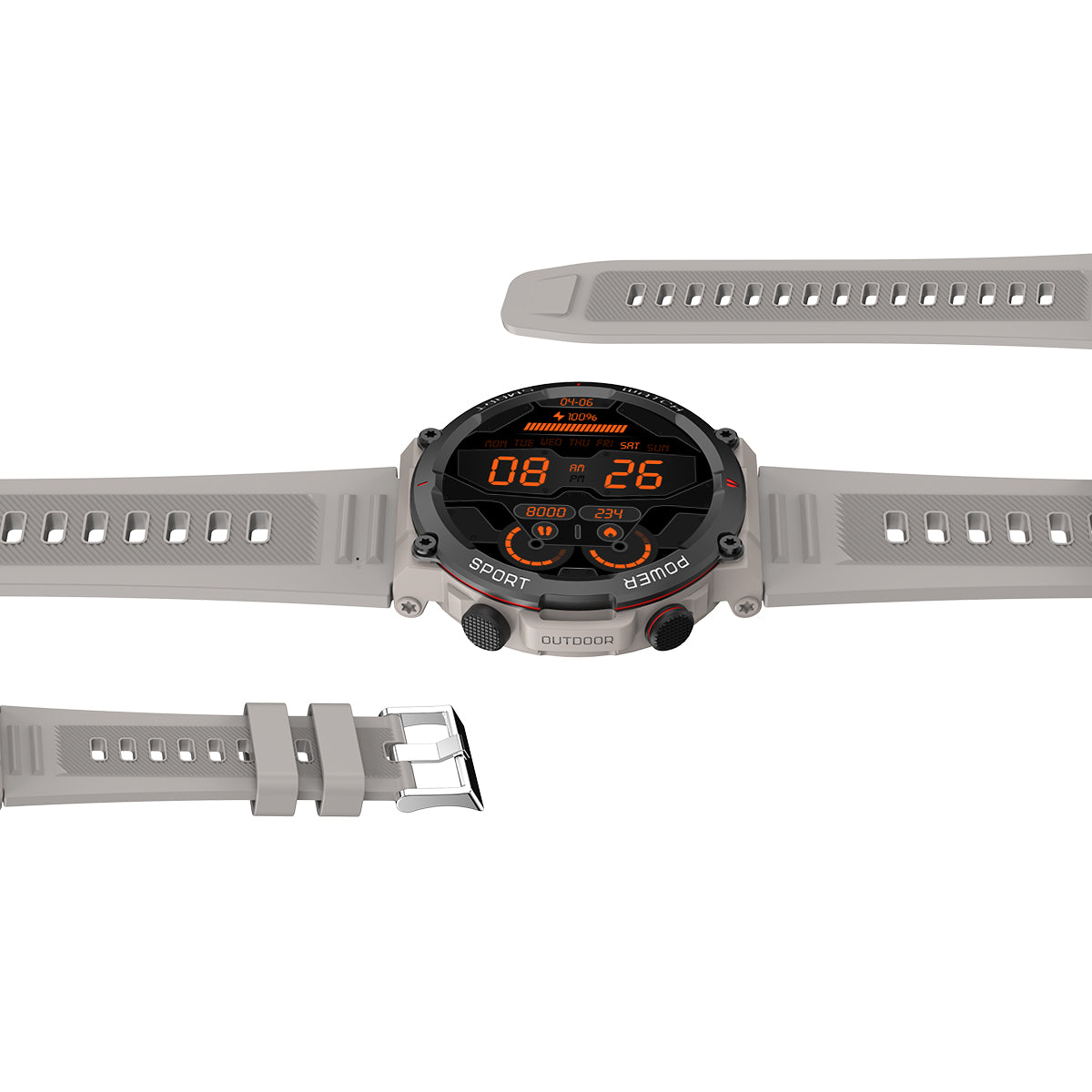 Blackview W50 - Montre intelligente de sport et de fitness élégante, étanche à 10 mètres