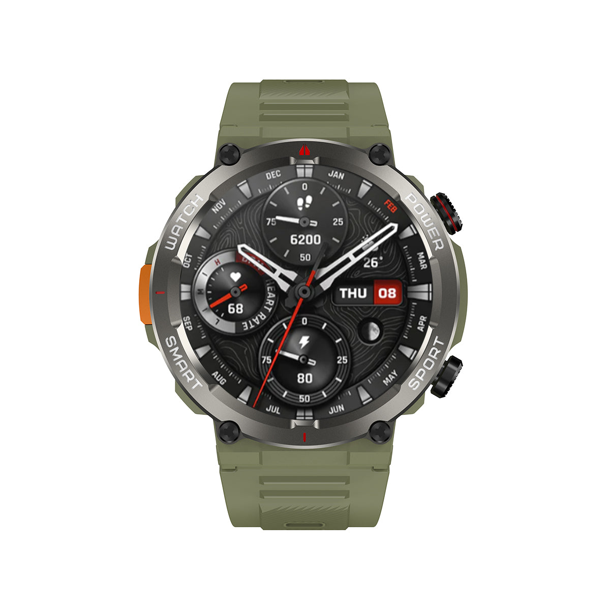 Blackview W50 Pro - Montre connectée robuste avec lampe torche LED étanche IP68 de 1,45"
