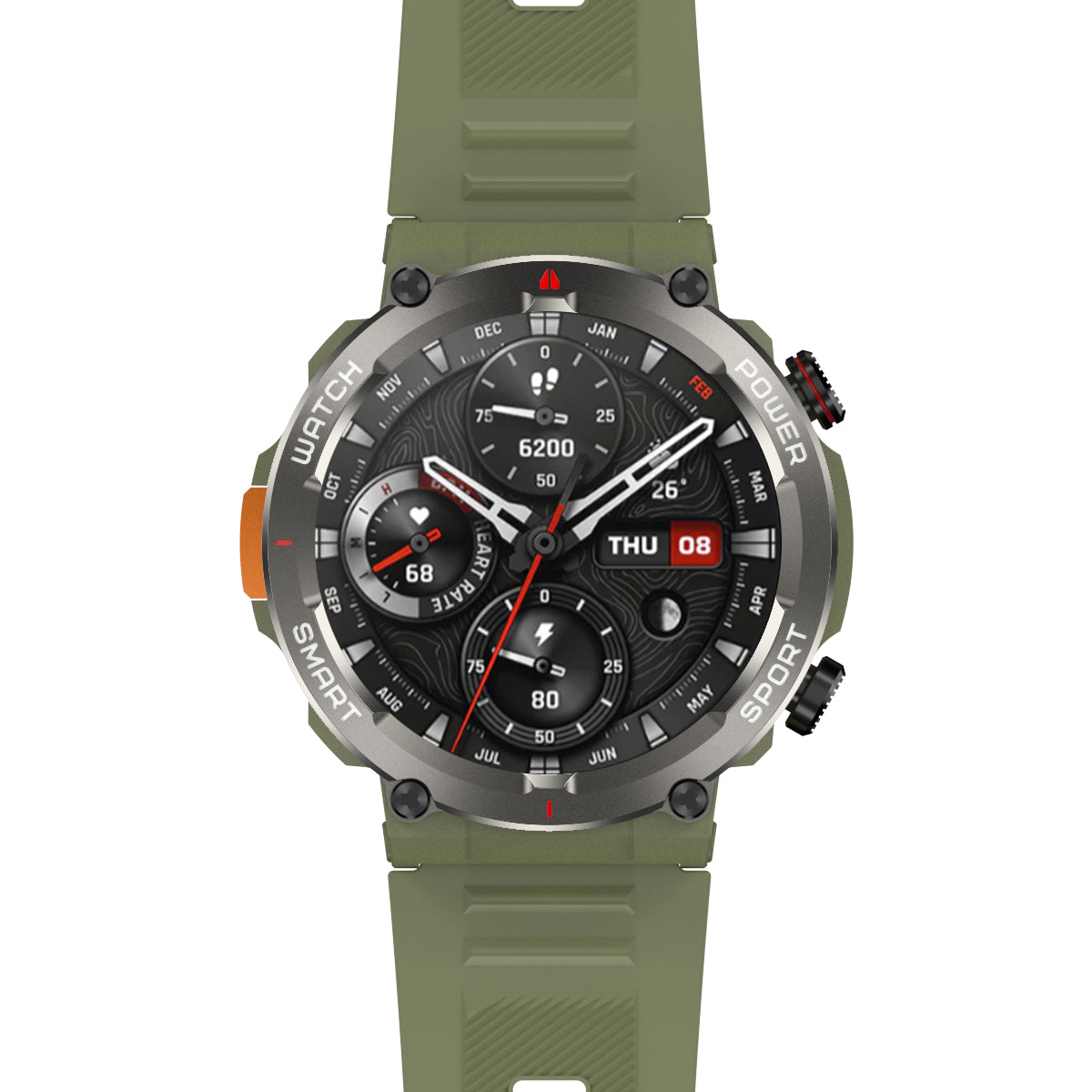 Blackview W50 Pro - Montre connectée robuste avec lampe torche LED étanche IP68 de 1,45"
