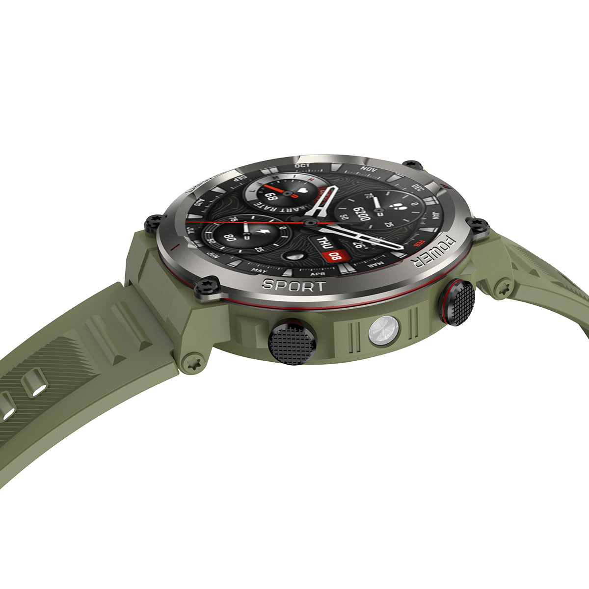 Blackview W50 Pro - Montre connectée robuste avec lampe torche LED étanche IP68 de 1,45"