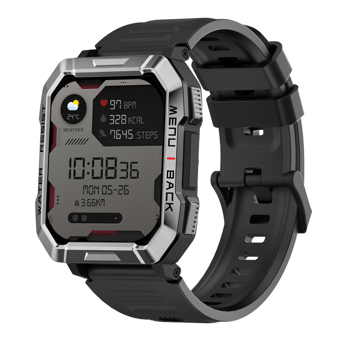 Montre Connectée Sportive Étanche Avec Appel Bluetooth Et Moniteur Sante Noir Yonis Montre Connectée Sportive Étanche Avec Appel Bluetooth Et Moniteur Sante Noir Yonis