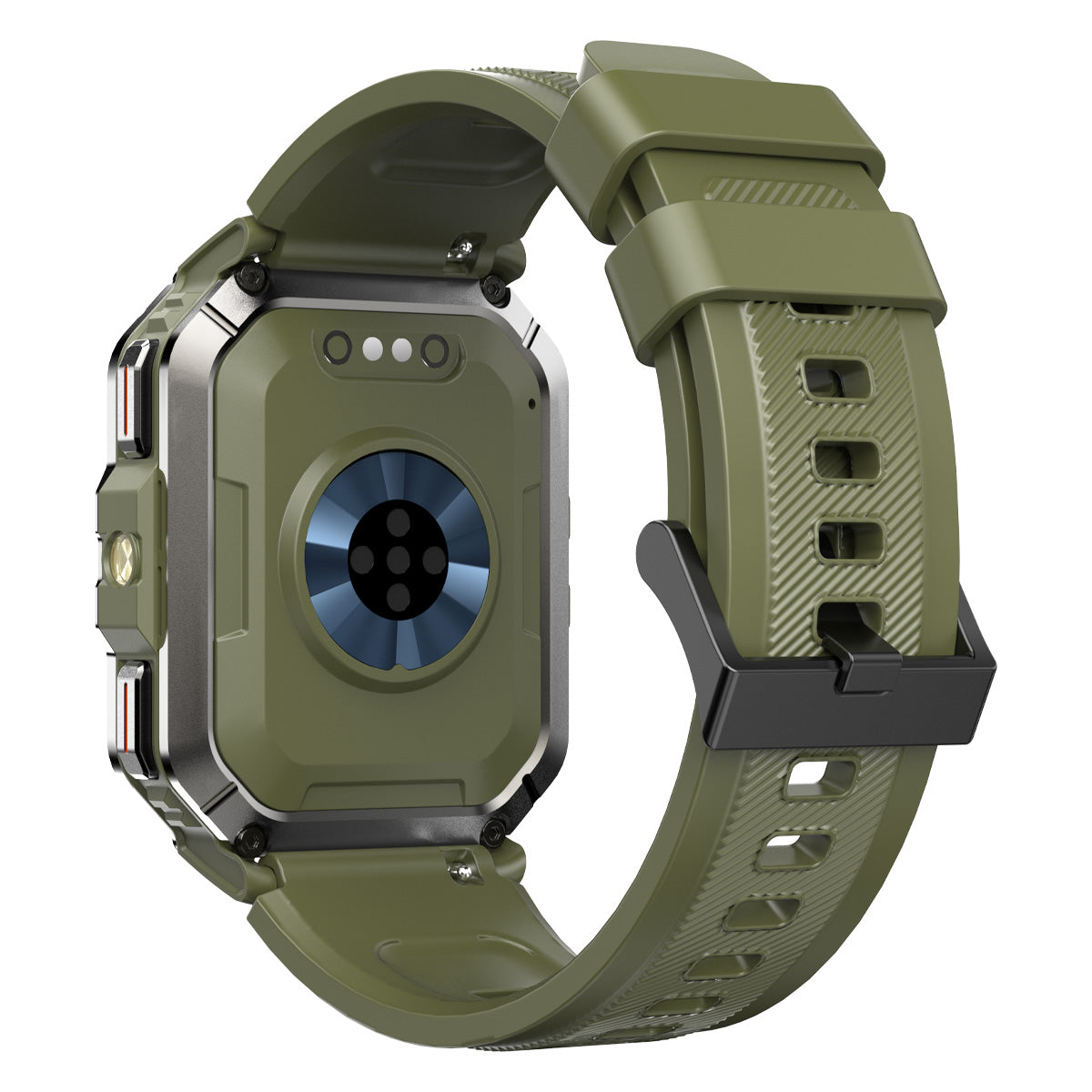 Blackview W70 Pro - Montre connectée pour sports de plein air avec lampe torche LED intégrée de 2,01 pouces et batterie de 900 mAh