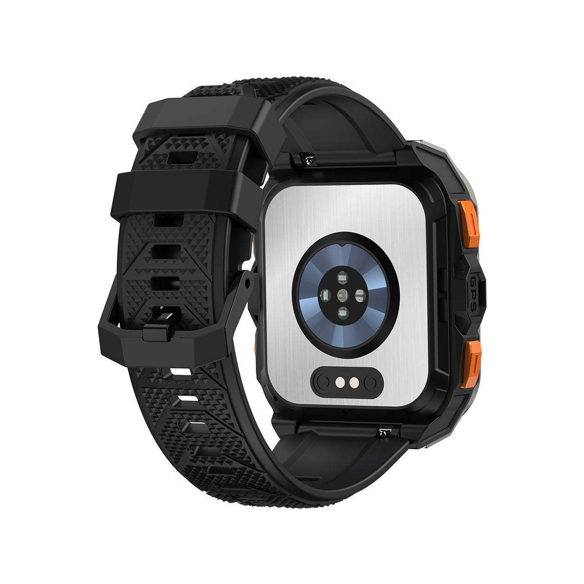 Blackview W80 Pro - Montre connectée GPS avec écran de 1,91 pouce, batterie de 900 mAh et lampe torche LED intégrée pour les sports de plein air