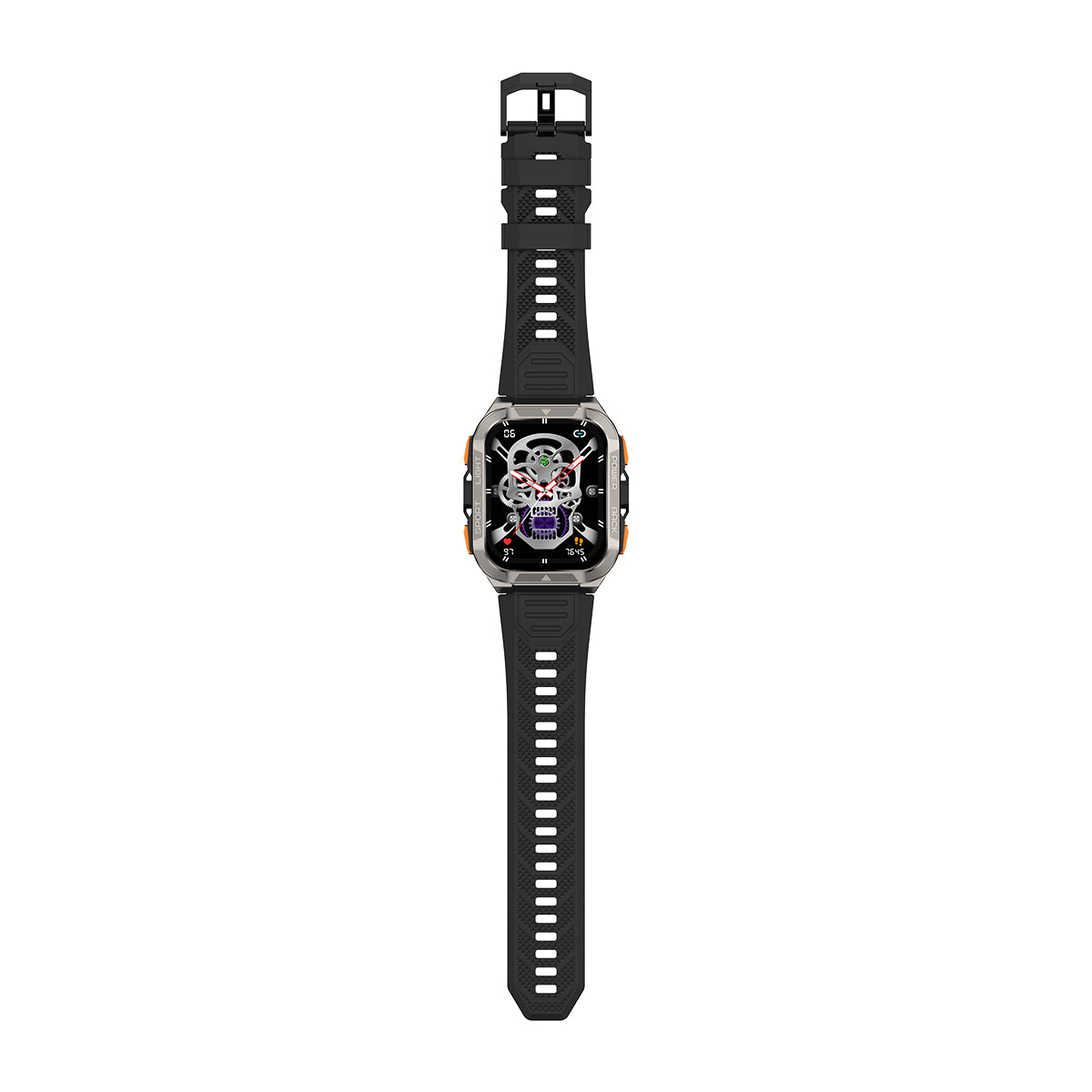Blackview W80 Pro - Montre connectée GPS avec écran de 1,91 pouce, batterie de 900 mAh et lampe torche LED intégrée pour les sports de plein air
