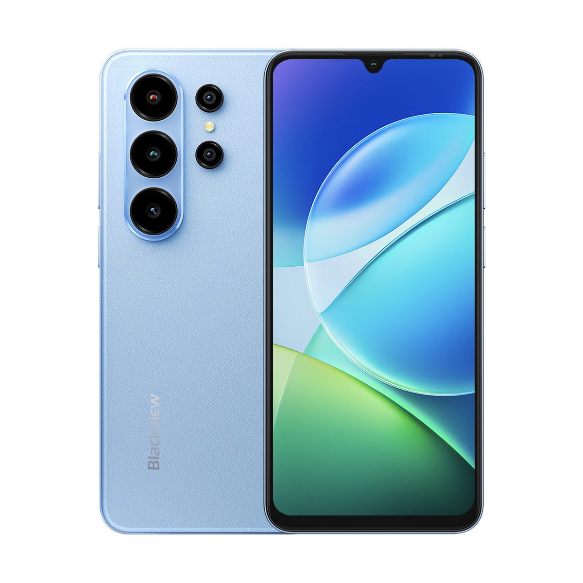 Blackview WAVE 10C - Smartphone 4G 6.88 Pouces – Unisoc T310 Quad-Core, Écran IPS 60Hz, Appareil Photo 32MP IA, Batterie 5000mAh, Dual SIM Débloqué, Android
