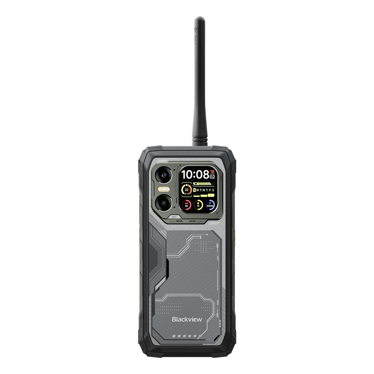 Blackview XPLORE 1 Walkie Talkie - Talkie-walkie 5G, téléphone portable robuste avec écran principal 6,78" 120 Hz et écran secondaire 2,01" et batterie 20 000 mAh