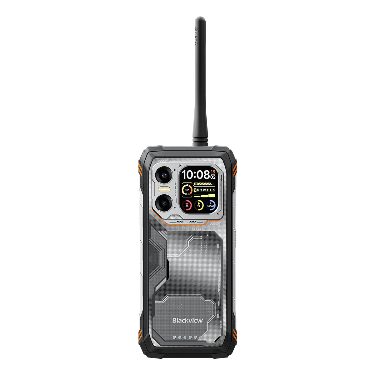 Blackview XPLORE 1 Walkie Talkie - Talkie-walkie 5G, téléphone portable robuste avec écran principal 6,78" 120 Hz et écran secondaire 2,01" et batterie 20 000 mAh