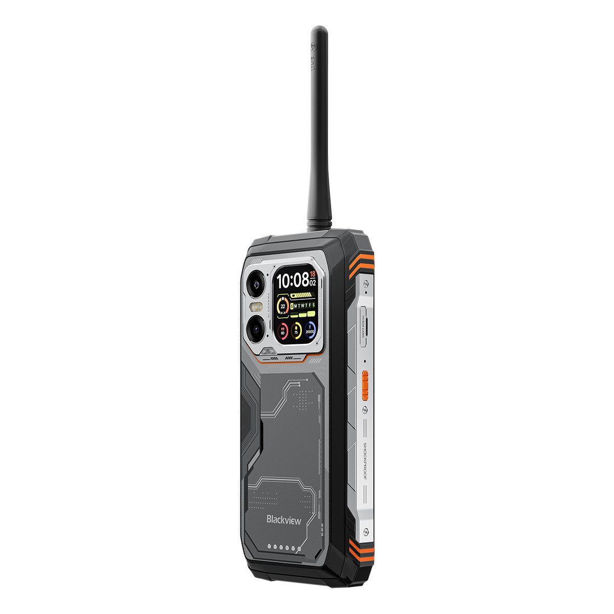 Blackview XPLORE 1 Walkie Talkie - Talkie-walkie 5G, téléphone portable robuste avec écran principal 6,78" 120 Hz et écran secondaire 2,01" et batterie 20 000 mAh