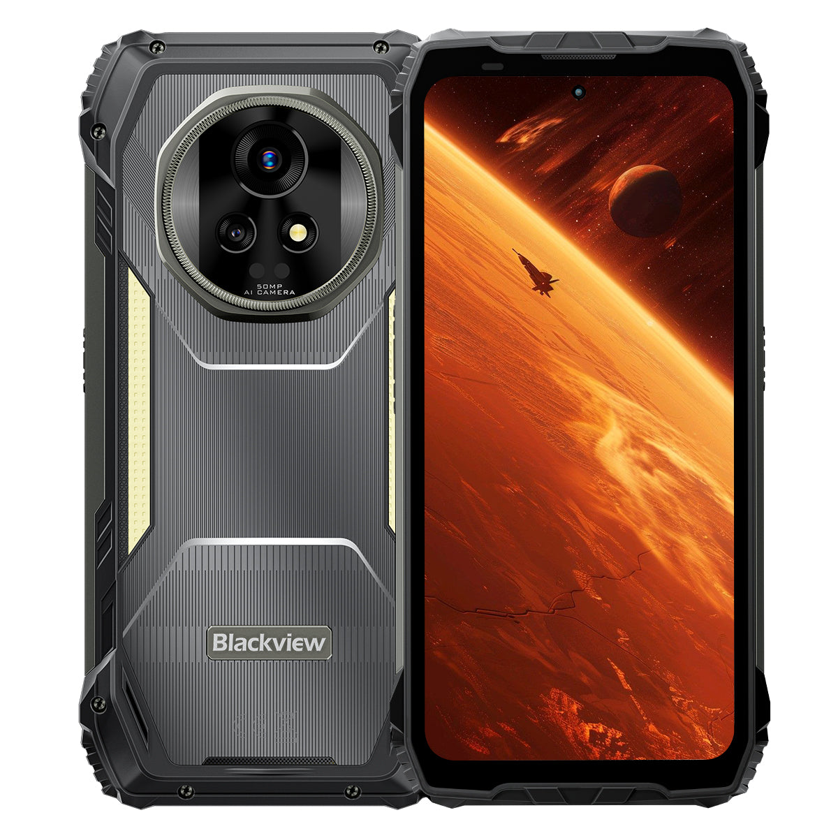 Blackview XPLORE 2 - Téléphone Robuste 5G, 6.73" AMOLED 3.2K, MediaTek Dimensity 8300, Batterie 20 000 mAh, Lampe Camping 467 Lumens
