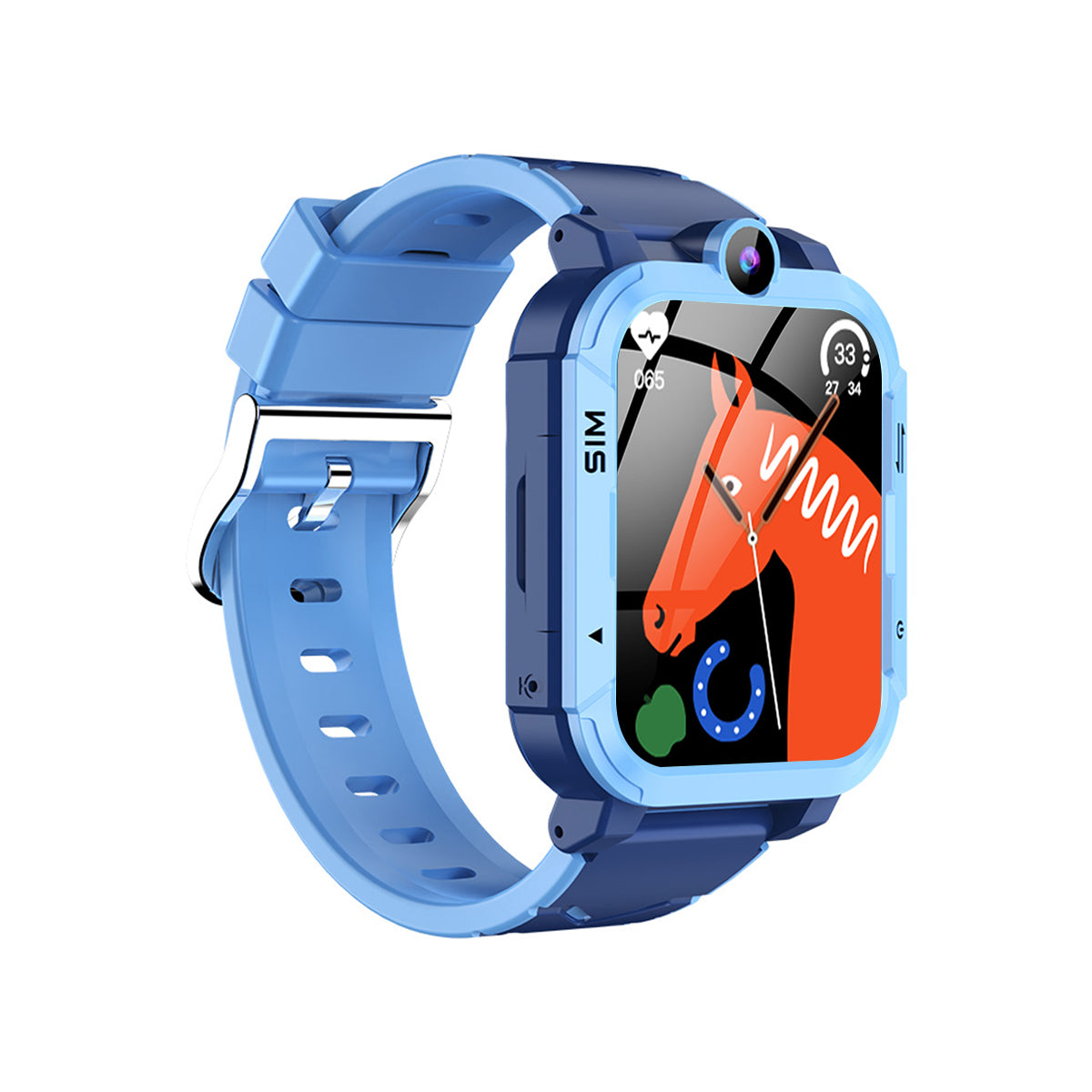 Blackview Z20 - Montre connectée pour enfants avec écran tactile de 1,83 pouce, GPS, étanche IP67, appels vidéo 4G